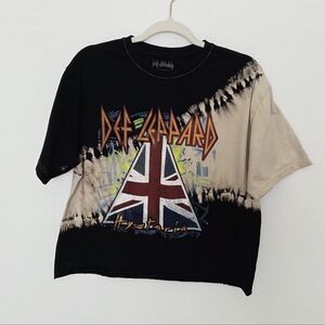 NWOT Def Leppard Hysteria Graphic Band Cotton Short Sleeve T-Shirt Women Size M